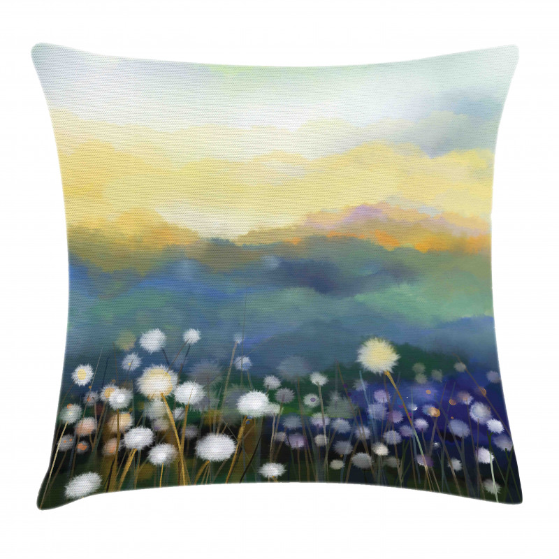 Oil Painting Flora Pillow Cover