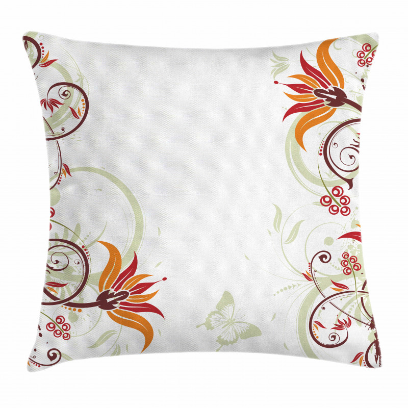 Flora and Fauna Pillow Cover