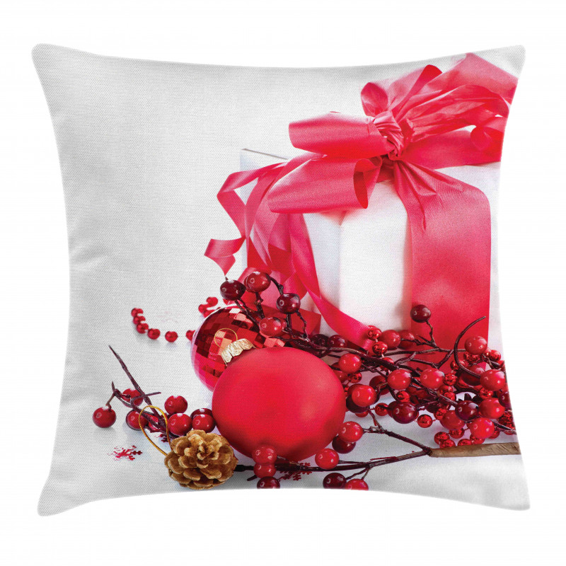 New Year Berries Pillow Cover