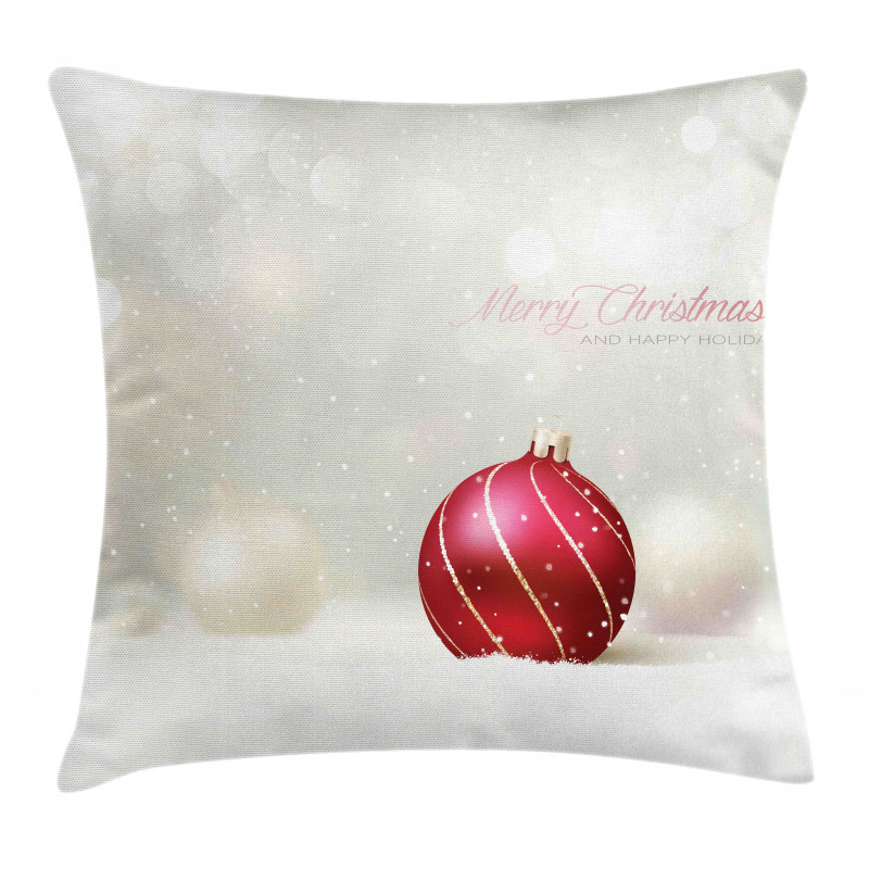 Bauble with Lines Pillow Cover