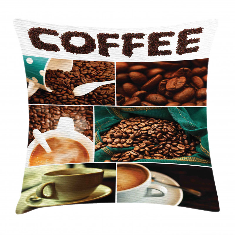Photo Collage Relax Time Pillow Cover