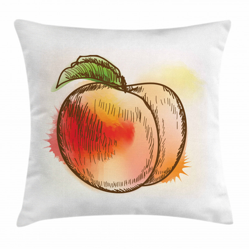 Fresh Fruit Sketch Art Pillow Cover