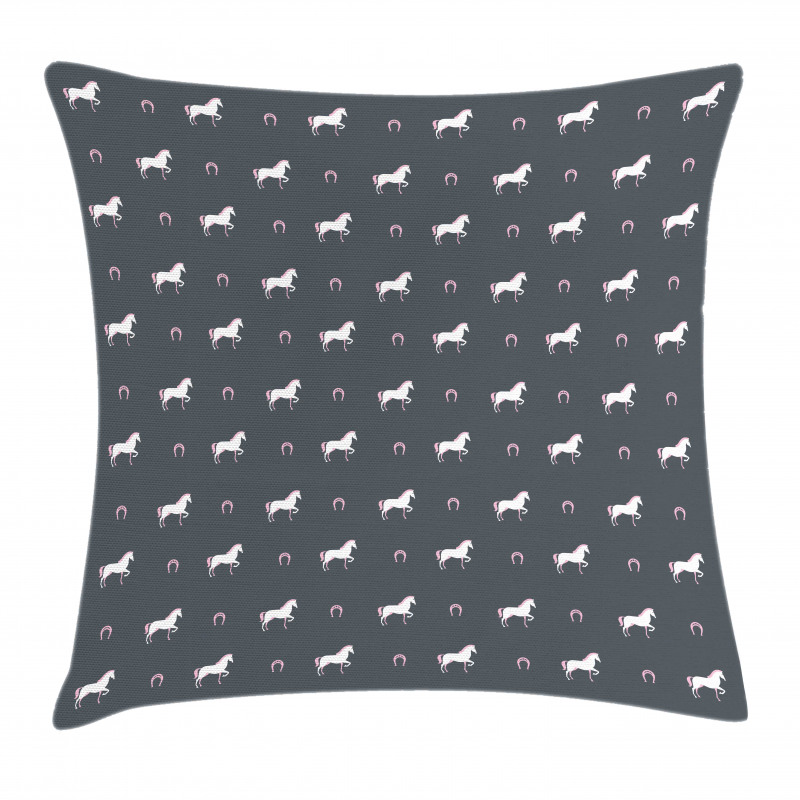 Wild Mustang Pattern Pillow Cover