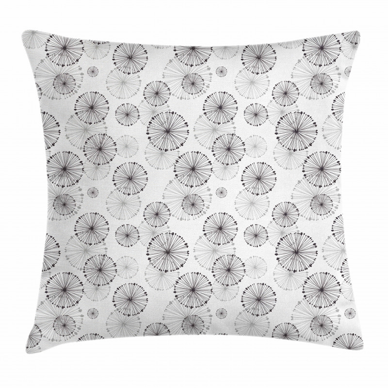 Dandelion Motif Pillow Cover