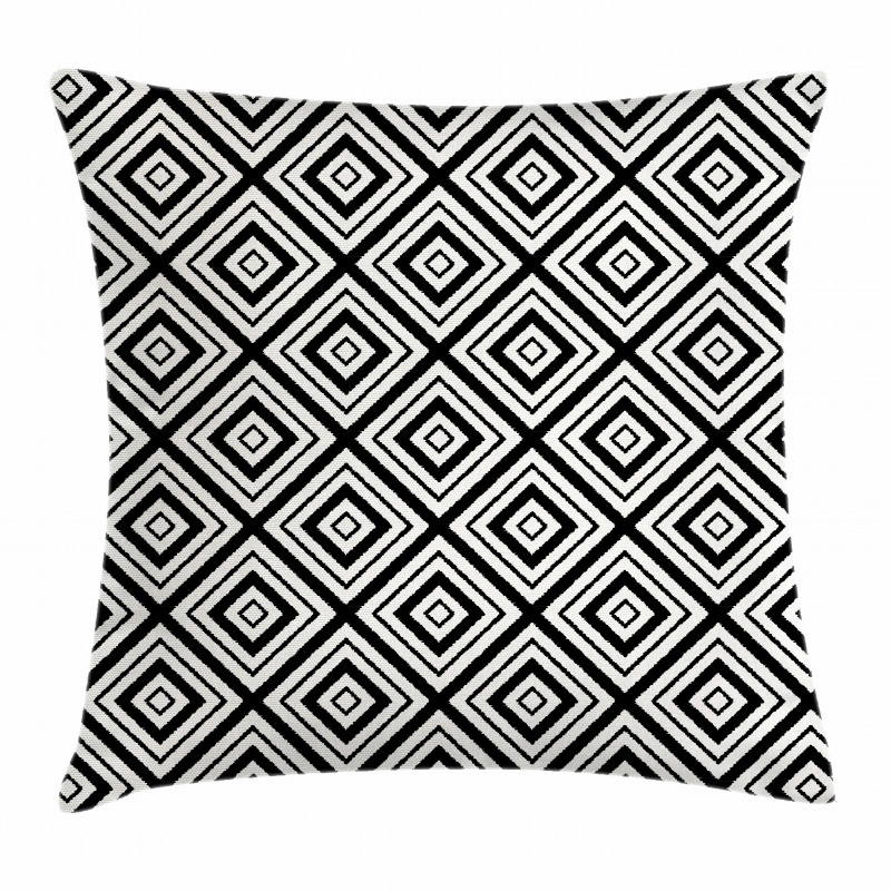 Rhombus Tracery Pillow Cover