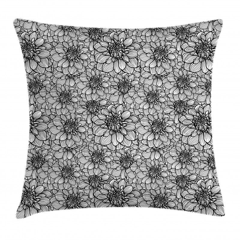 Dahlia Botany Pillow Cover