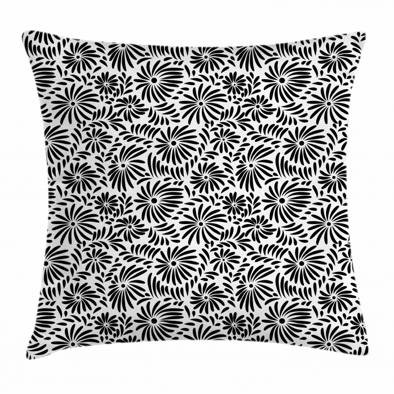 Simple Flower Pillow Cover