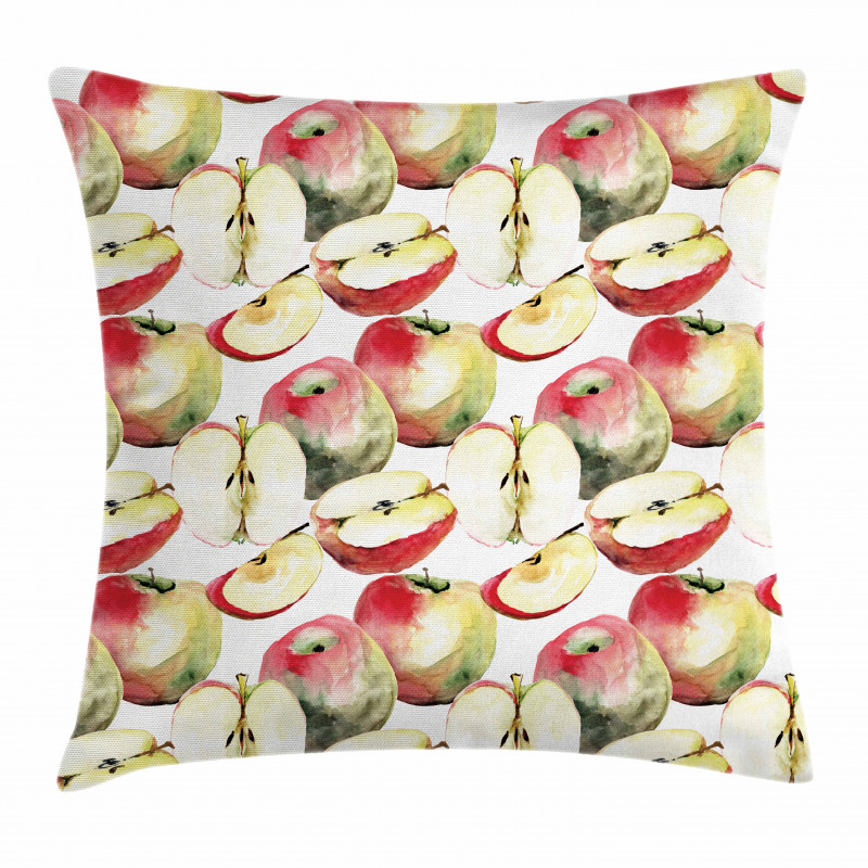 Organic Mclntosh Fruits Pillow Cover