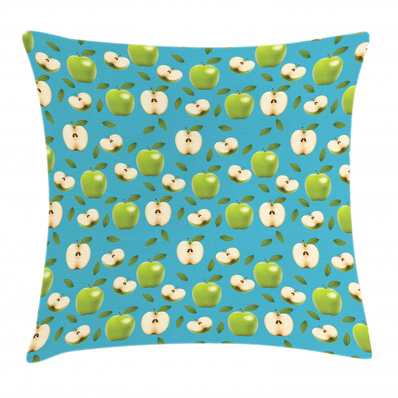 Raw Granny Smith Fruits Pillow Cover