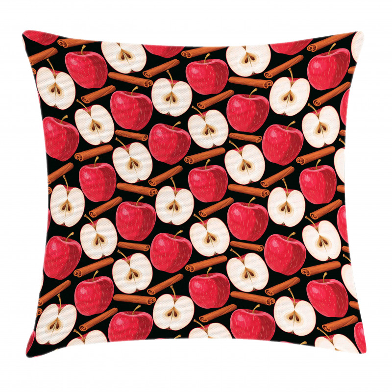 Cinnamon Sticks Fruits Pillow Cover