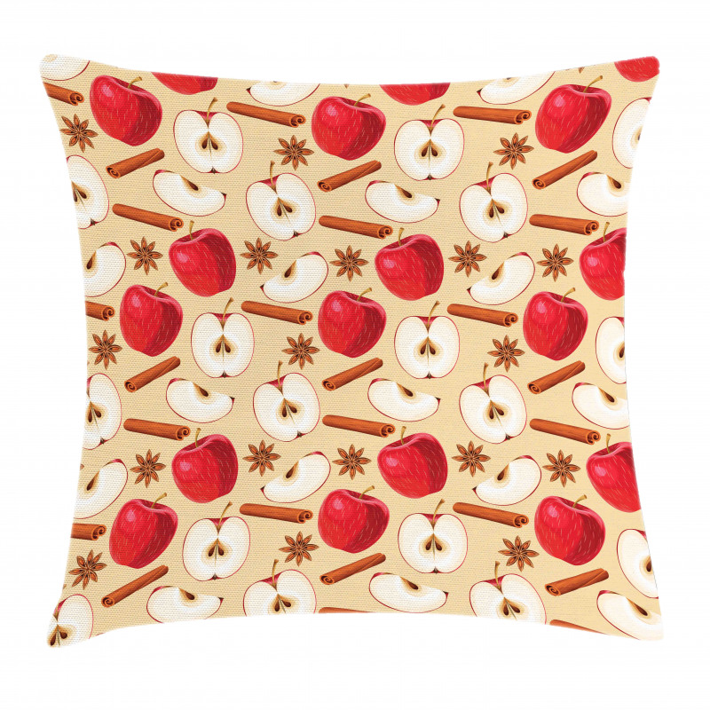 Star Anise Cinnamon Drink Pillow Cover