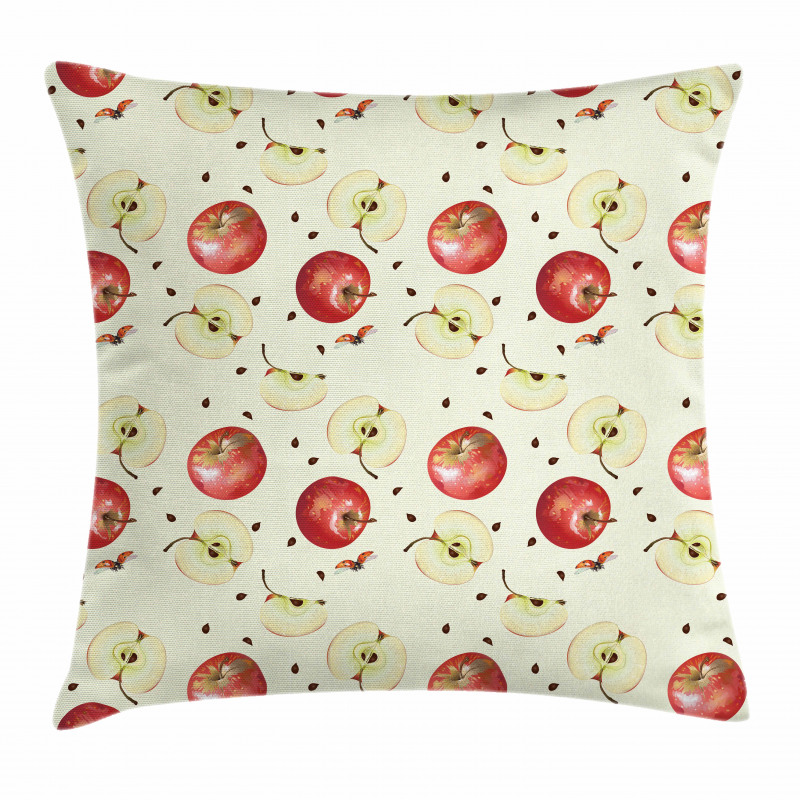 Seeds of Winter Fruits Pillow Cover