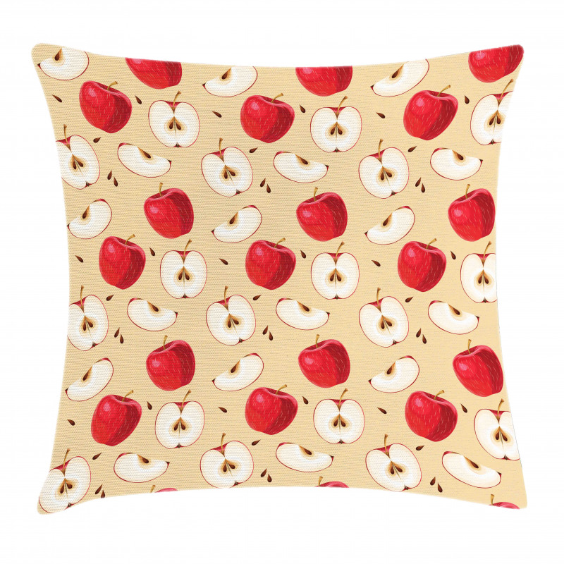 Fresh Fruit Slices Pie Pillow Cover