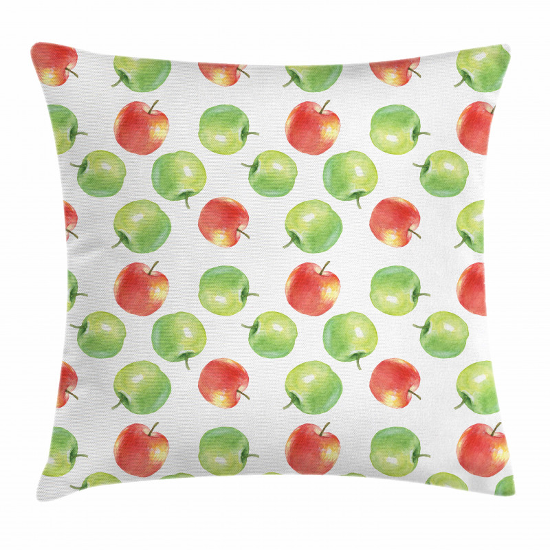 Watercolor Fruit Pattern Pillow Cover