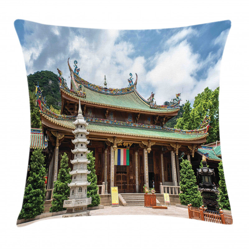 Putuo Building Photo Asia Pillow Cover