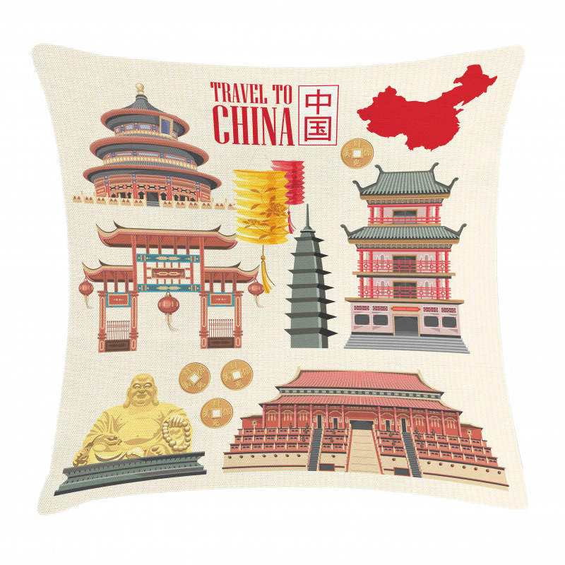 Buildings Pillow Cover
