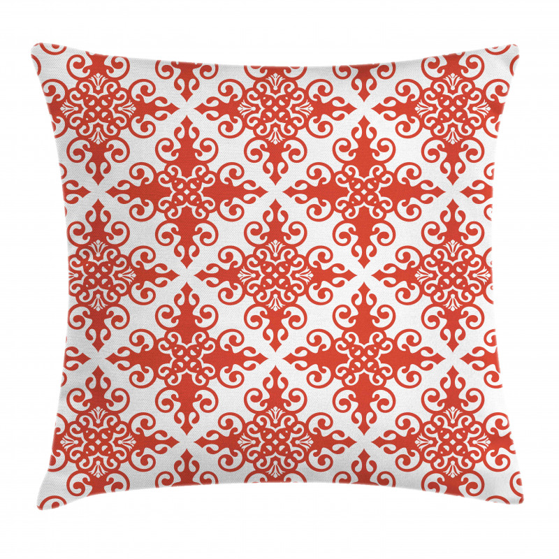 Western Scroll Ornament Pillow Cover