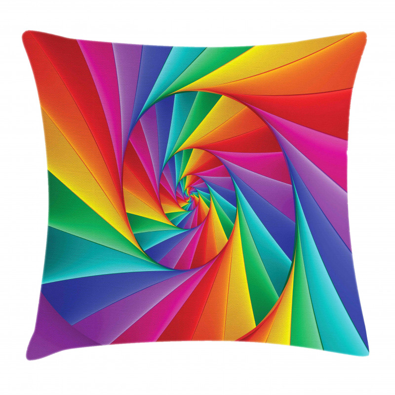 Abstract Art Vivid Swirl Pillow Cover