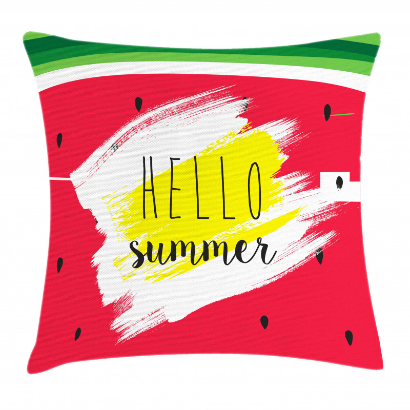 Watermelon Summertime Pillow Cover