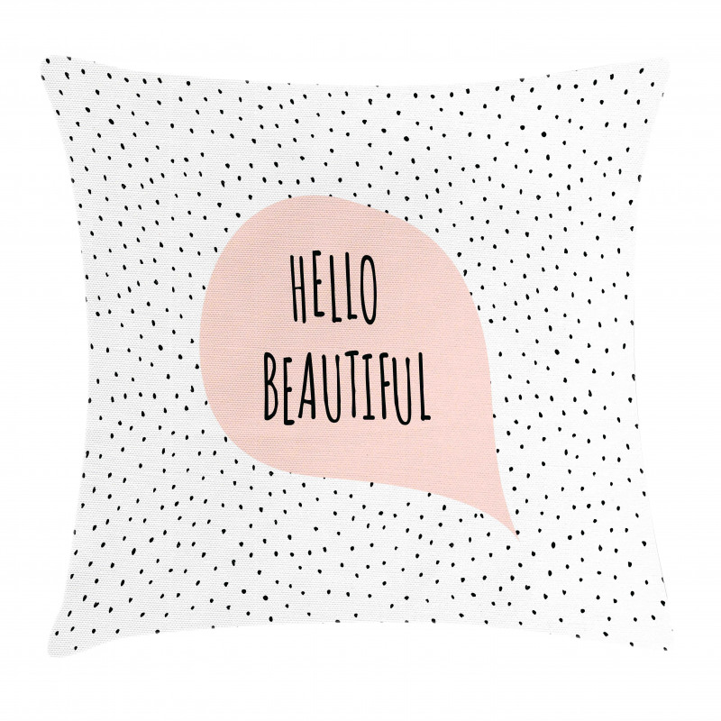 Romantic Message Pastel Pillow Cover