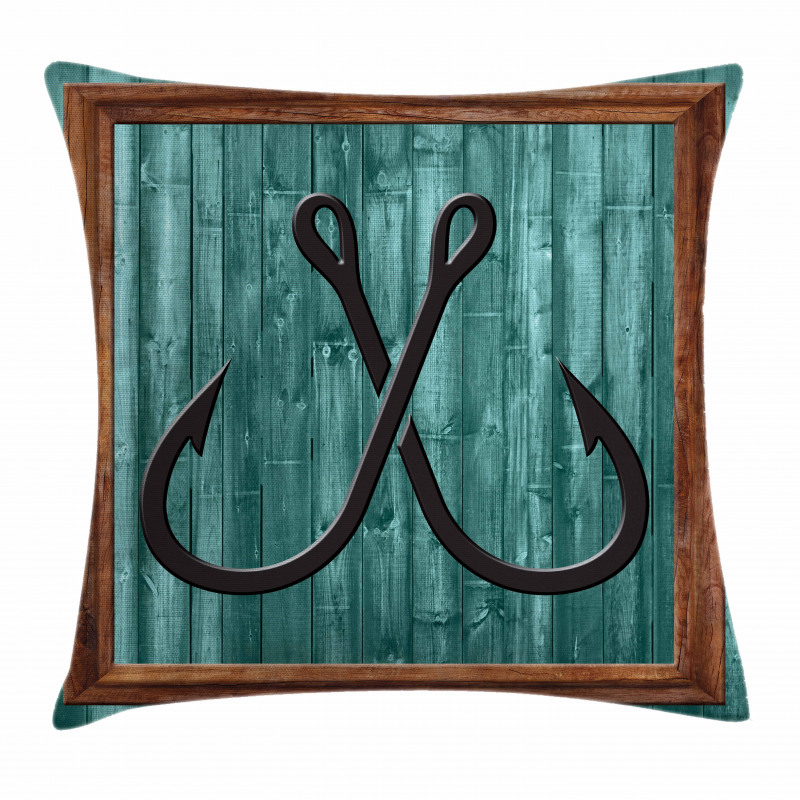 Fishing Lures Anchor Pillow Cover