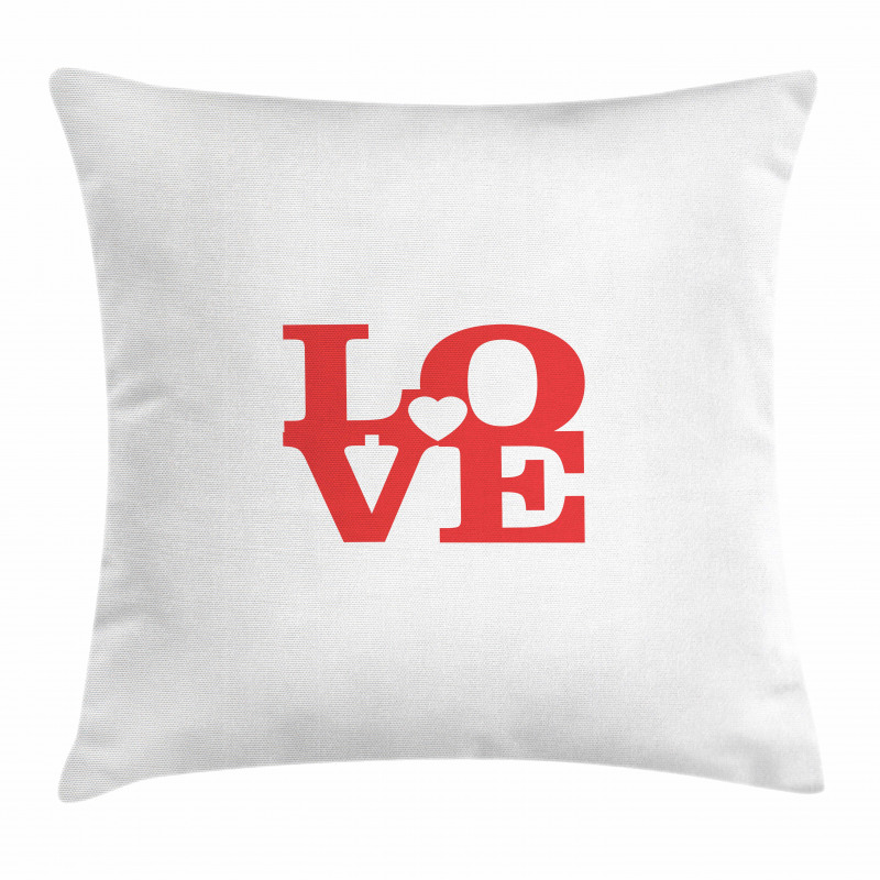 Valentines Day Romance Pillow Cover