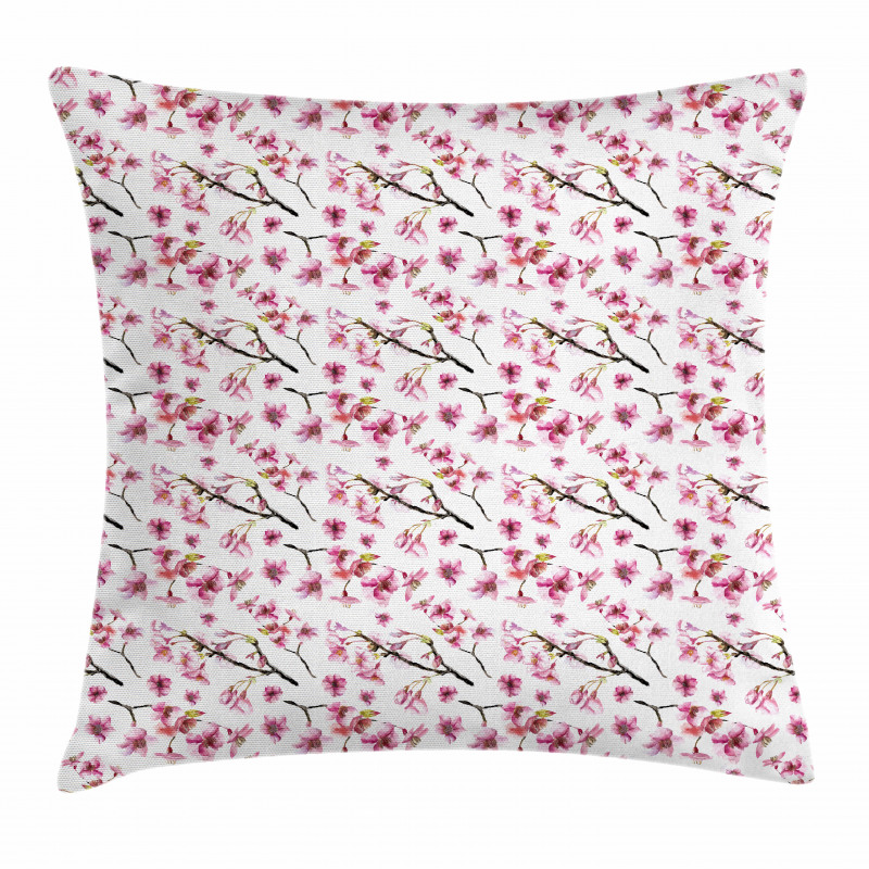 Sakura Branch Pillow Cover