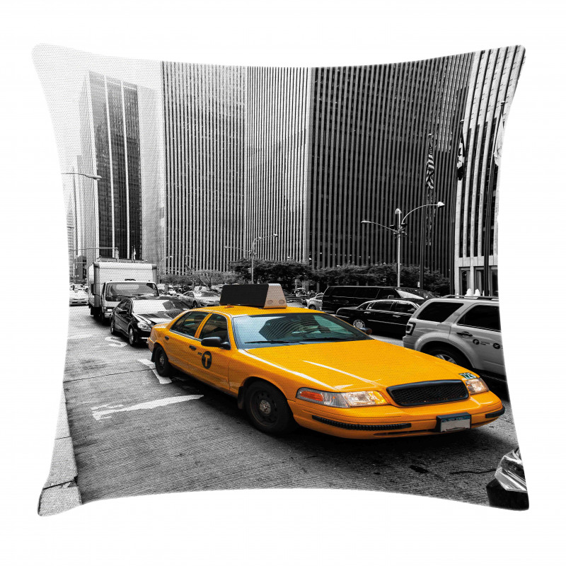 New York Manhattan Road Pillow Cover