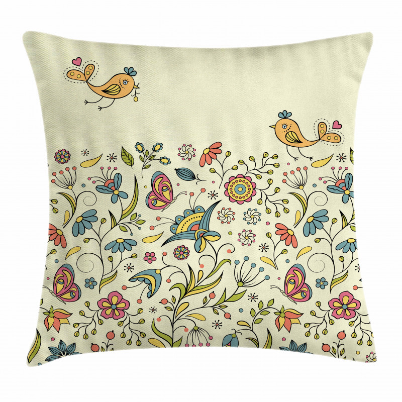 Flourishing Spring Pillow Cover
