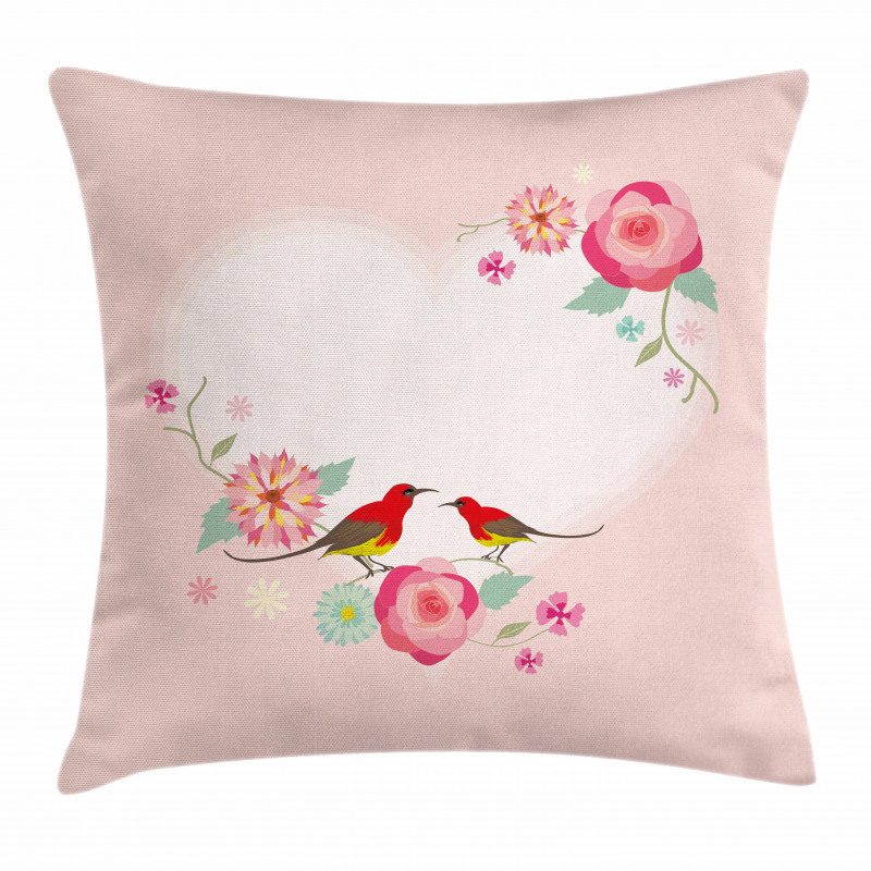 Valentines Day Motif Pillow Cover