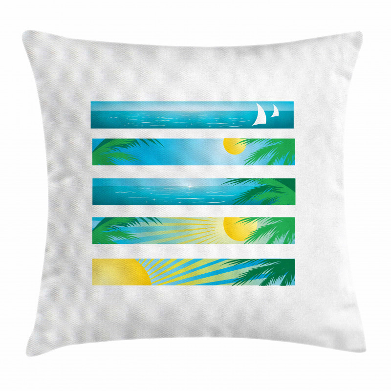 Banner Stripes Exotic Pillow Cover