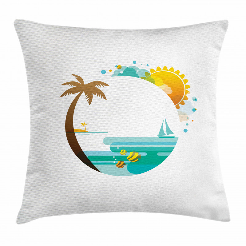 Tropic Paradise Summer Pillow Cover