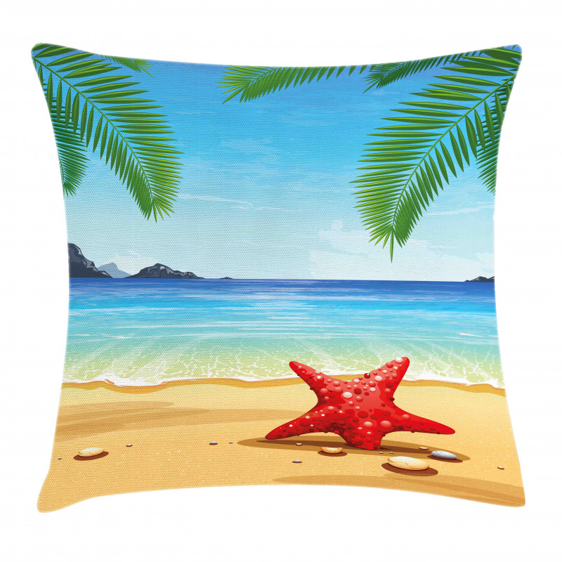 Starfish Ornate Design Pillow Cover