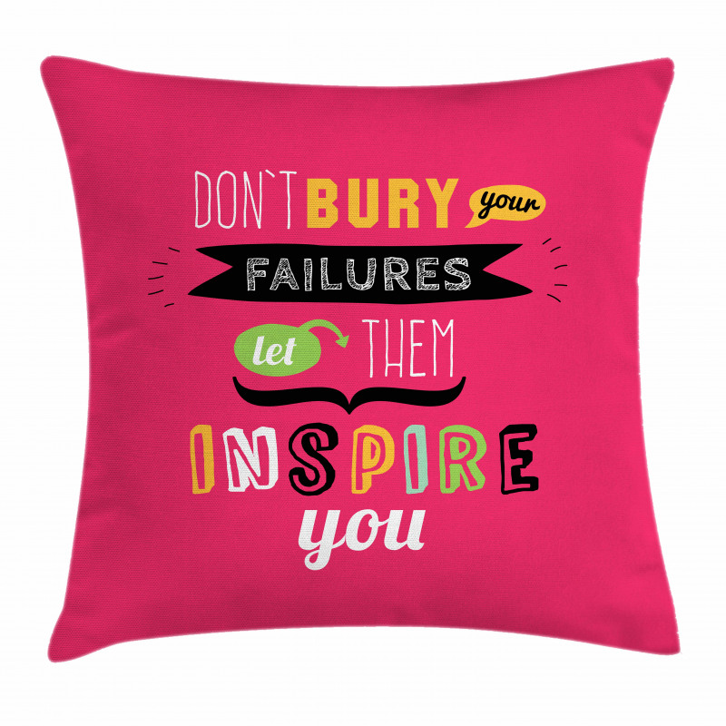 Positive Saying Pillow Cover