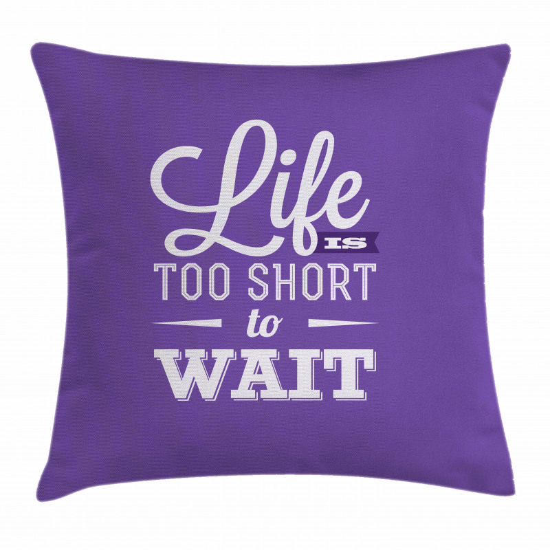 Carpe Diem Style Pillow Cover