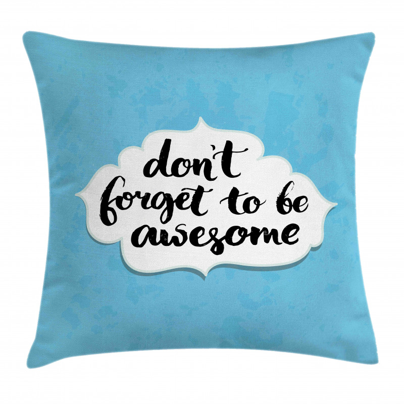 Be Words Pillow Cover