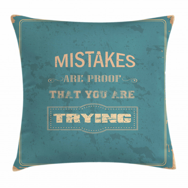 Vintage Distressed Pillow Cover