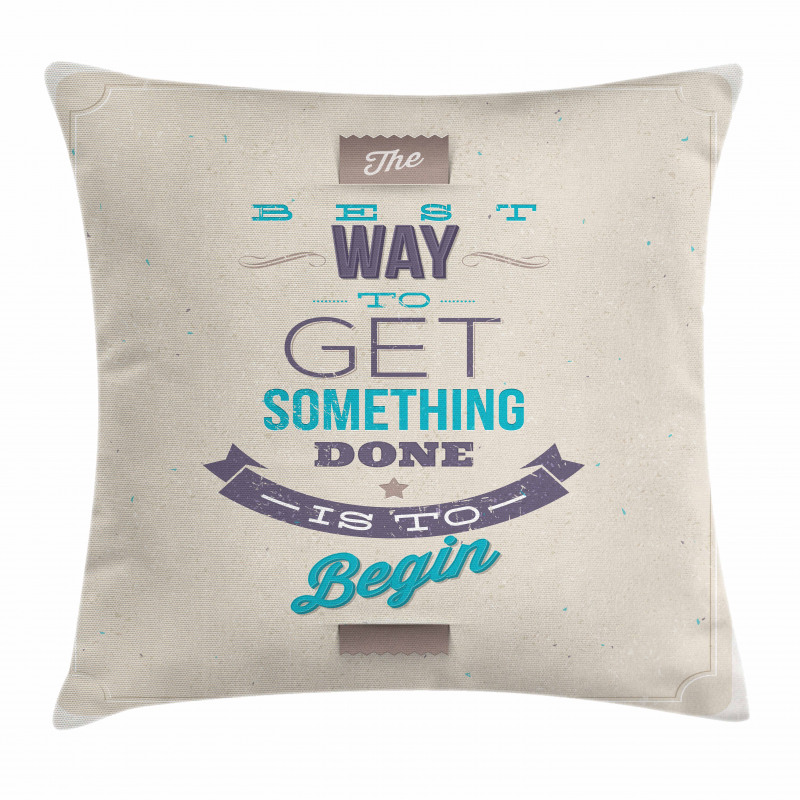 Leadership Words Pillow Cover