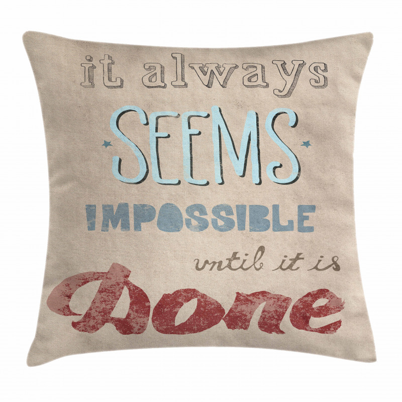 Wisdom Persistance Pillow Cover