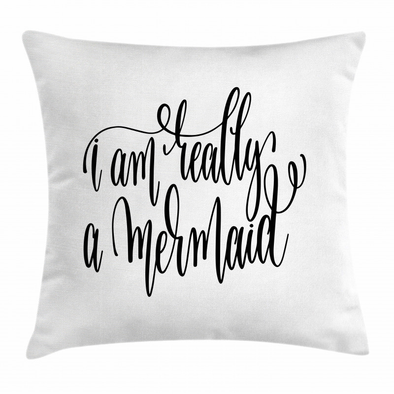 Girl Theme Slogan Pillow Cover