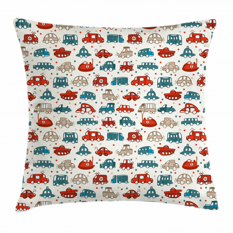 Play Time Kids Doodle Pillow Cover