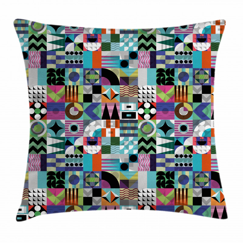 Various 60s Shapes Pillow Cover