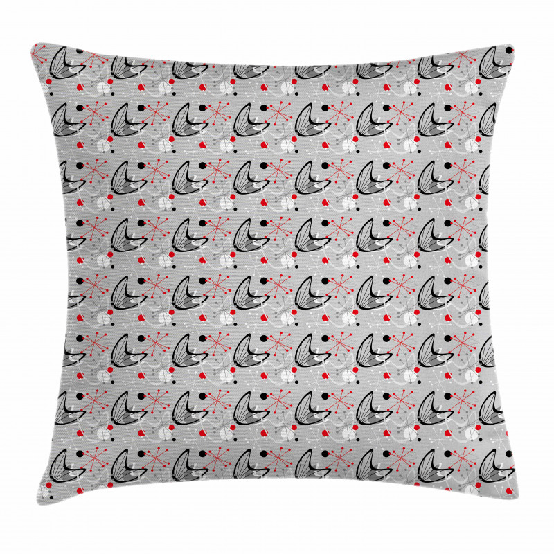 Atomic 50s Design Pillow Cover