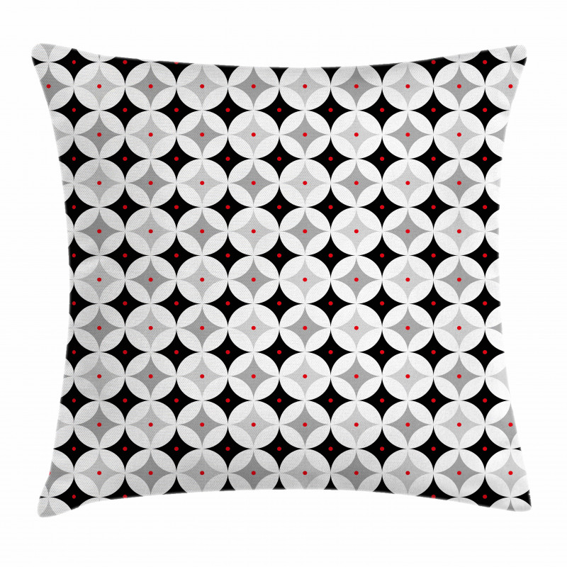 Retro Style Atomic Pillow Cover