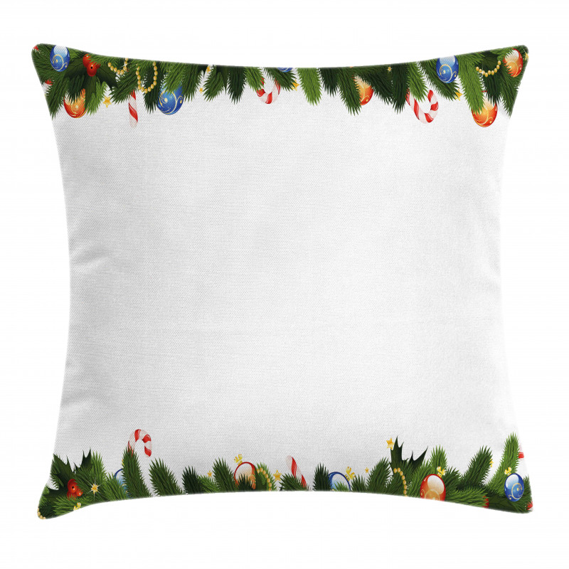 Christmas Candy Canes Pillow Cover