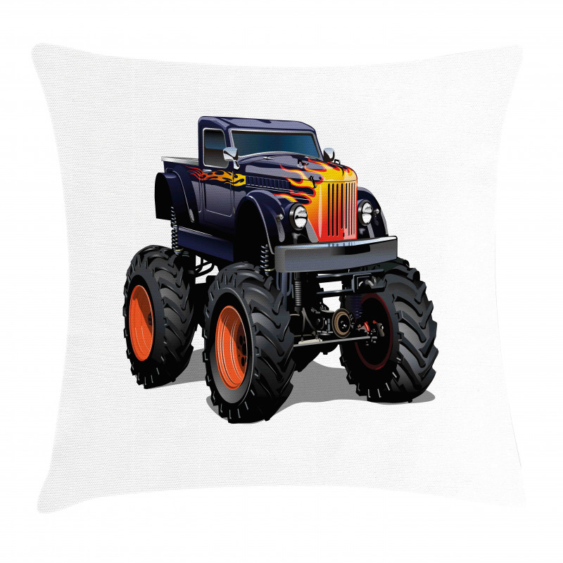 Flame Pattern Pickup Pillow Cover