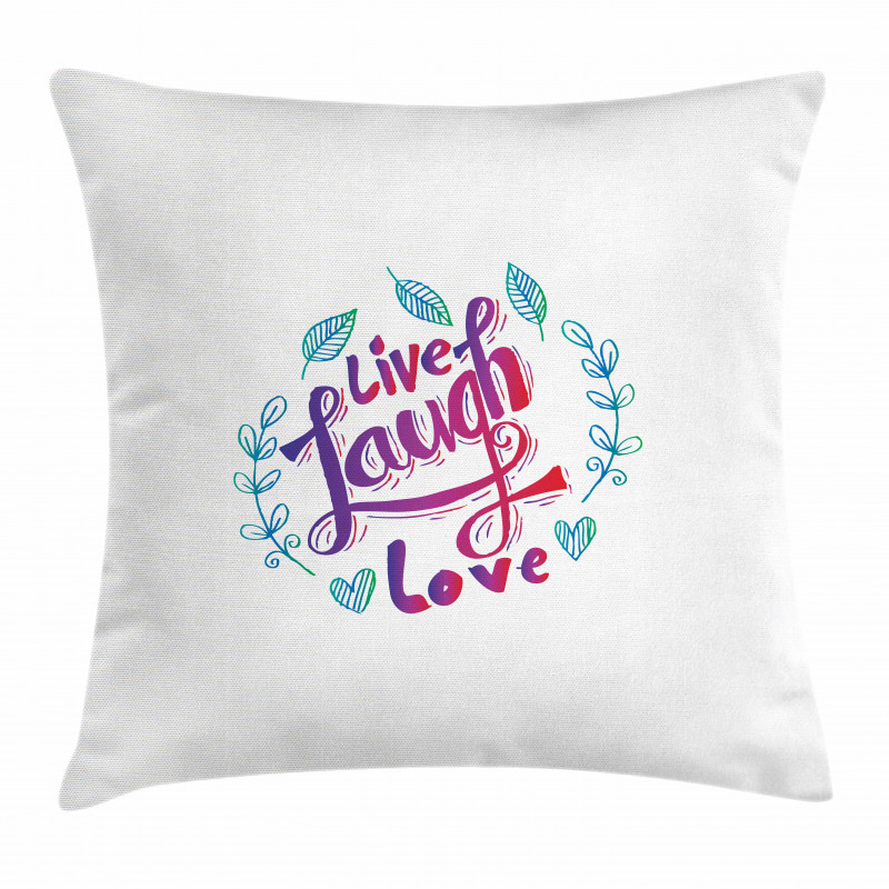 Inspiration Phrase Pillow Cover