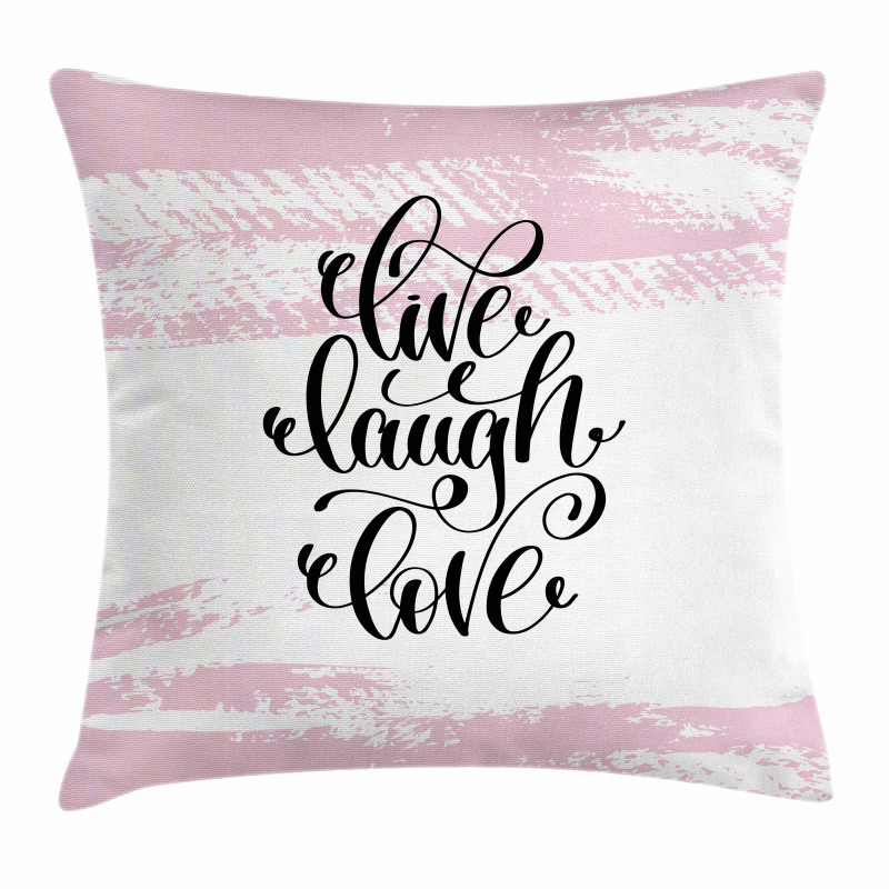 Abstract Pink Tone Pillow Cover