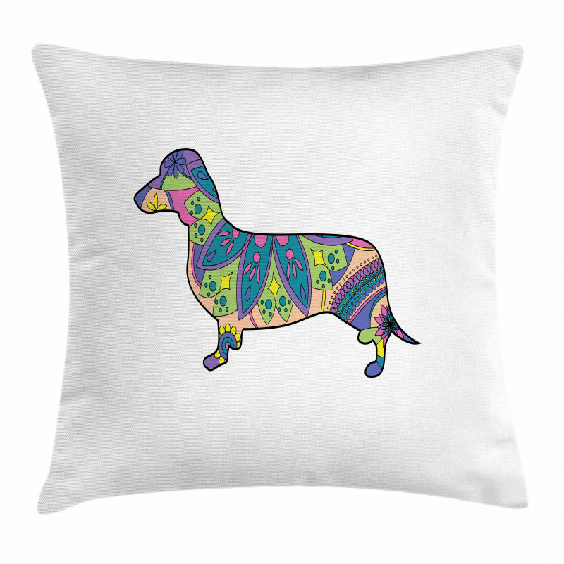Small Flower Puppy Pillow Cover