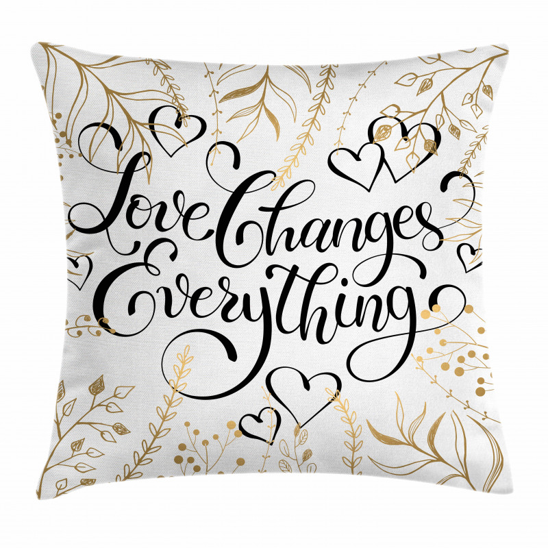 Foliage Pattern Pillow Cover